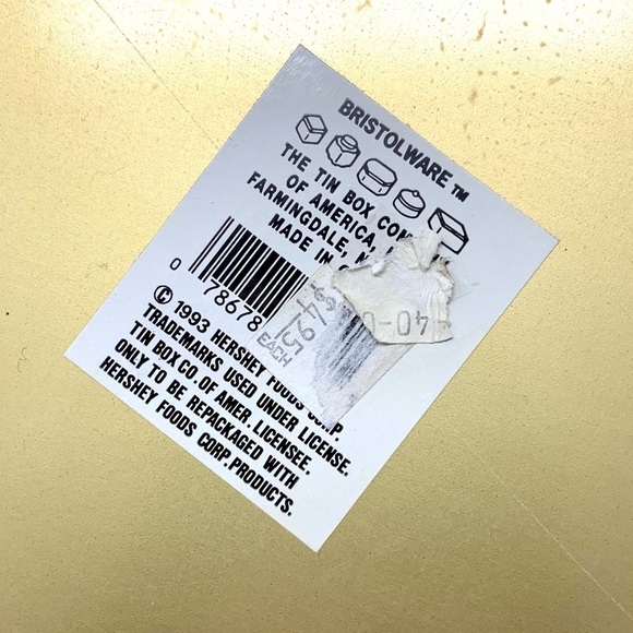 Bristolware 1993 Hershey Cow Tin Tray Sign Wall Decor Country Farmhouse Vintage - Picture 5 of 8